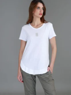 3rd Story Elianna Embroidery Logo S/S Tee< Short Sleeves