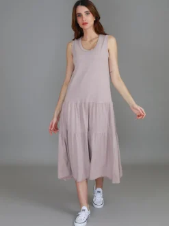 3rd Story Ella Tiered Midi Dress< Sleeveless Dress