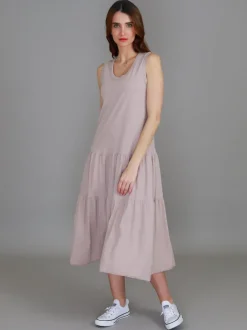 3rd Story Ella Tiered Midi Dress< Sleeveless Dress