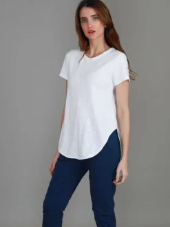 3rd Story Elwood [-5cm] Curved Hem Tee< Short Sleeves