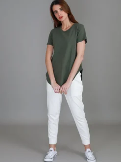 3rd Story Elwood [-5cm] Curved Hem Tee< Short Sleeves