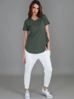 3rd Story Elwood [-5cm] Curved Hem Tee< Short Sleeves