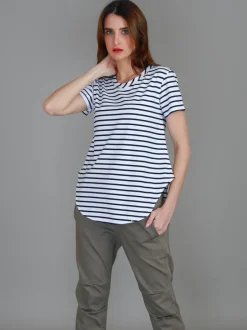 3rd Story Elwood [-5cm] Curved Hem Tee< Short Sleeves
