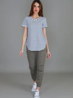 3rd Story Elwood [-5cm] Curved Hem Tee< Short Sleeves