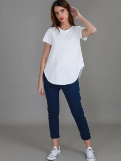 3rd Story Elwood [-5cm] Curved Hem Tee< Short Sleeves