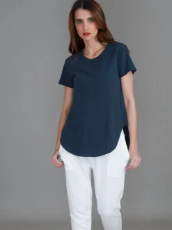 3rd Story Elwood [-5cm] Curved Hem Tee< Short Sleeves