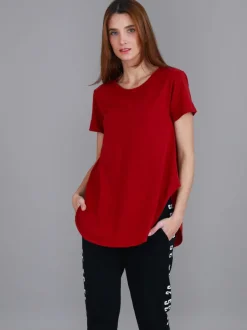 3rd Story Elwood Curved Hem T Shirt< Short Sleeves