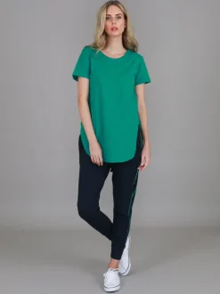3rd Story Elwood Curved Hem T Shirt< Short Sleeves