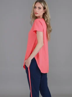 3rd Story Elwood Curved Hem T Shirt< Short Sleeves