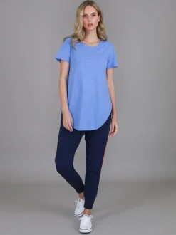 3rd Story Elwood Curved Hem T Shirt< Short Sleeves