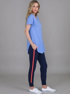 3rd Story Elwood Curved Hem T Shirt< Short Sleeves