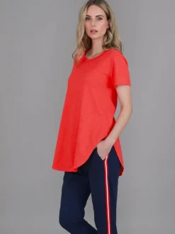 3rd Story Elwood Curved Hem T Shirt< Short Sleeves