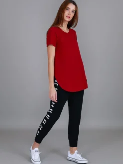 3rd Story Elwood Curved Hem T Shirt< Short Sleeves