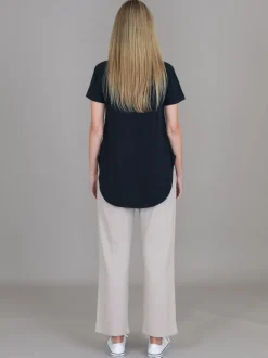 3rd Story Elwood Curved Hem T Shirt< Short Sleeves