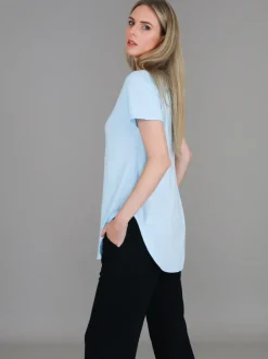 3rd Story Elwood Curved Hem T Shirt< Short Sleeves
