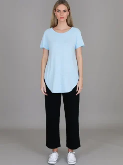 3rd Story Elwood Curved Hem T Shirt< Short Sleeves