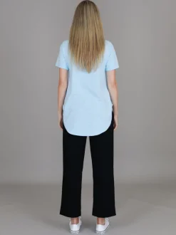 3rd Story Elwood Curved Hem T Shirt< Short Sleeves