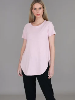 3rd Story Elwood Curved Hem T Shirt< Short Sleeves