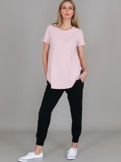 3rd Story Elwood Curved Hem T Shirt< Short Sleeves
