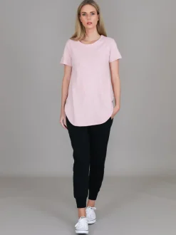 3rd Story Elwood Curved Hem T Shirt< Short Sleeves