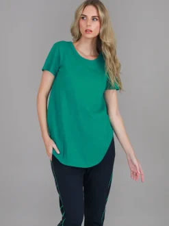 3rd Story Elwood Curved Hem T Shirt< Short Sleeves
