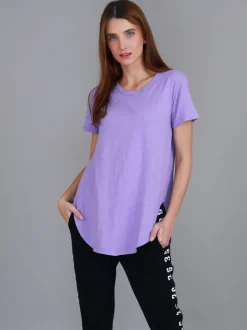 3rd Story Elwood Curved Hem T Shirt< Short Sleeves