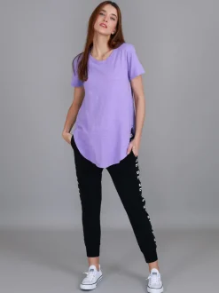 3rd Story Elwood Curved Hem T Shirt< Short Sleeves
