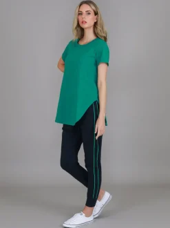 3rd Story Elwood Curved Hem T Shirt< Short Sleeves