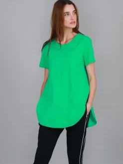 3rd Story Elwood Curved Hem T Shirt< Short Sleeves