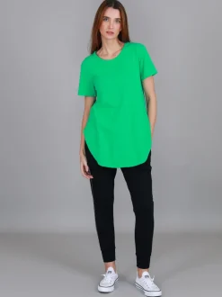 3rd Story Elwood Curved Hem T Shirt< Short Sleeves