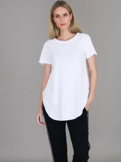3rd Story Elwood Curved Hem T Shirt< Short Sleeves