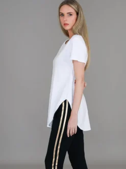3rd Story Elwood Curved Hem T Shirt< Short Sleeves