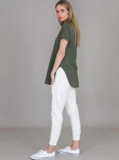 3rd Story Elwood Curved Hem T Shirt< Short Sleeves