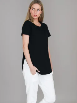 3rd Story Elwood Curved Hem T Shirt< Short Sleeves