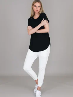 3rd Story Elwood Curved Hem T Shirt< Short Sleeves