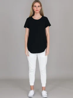 3rd Story Elwood Curved Hem T Shirt< Short Sleeves