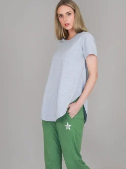 3rd Story Elwood Curved Hem T Shirt< Short Sleeves