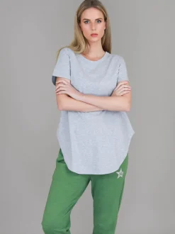 3rd Story Elwood Curved Hem T Shirt< Short Sleeves