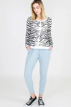 3rd Story Emerson Zebra Long Sleeve Tee< Long Sleeves