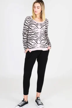3rd Story Emerson Zebra Long Sleeve Tee< Long Sleeves