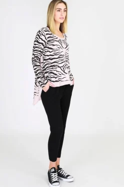 3rd Story Emerson Zebra Long Sleeve Tee< Long Sleeves