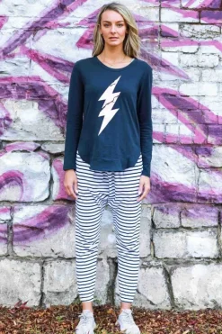 3rd Story Emily Lightning Flash Tee< Long Sleeves