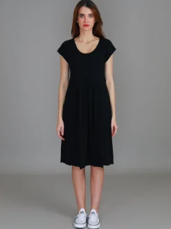 3rd Story Evelyn Midi Dress with Pockets< Short Sleeve Dress