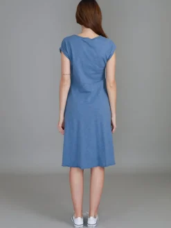 3rd Story Evelyn Midi Dress with Pockets< Short Sleeve Dress