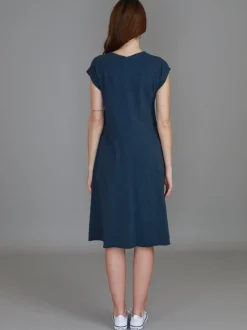 3rd Story Evelyn Midi Dress with Pockets< Short Sleeve Dress