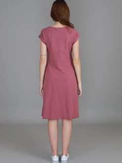 3rd Story Evelyn Midi Dress with Pockets< Short Sleeve Dress