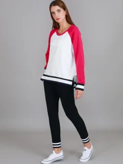 3rd Story Everly 3S Logo Raglan Crewneck Sweatshirt< Sweatshirts|Sweatshirts