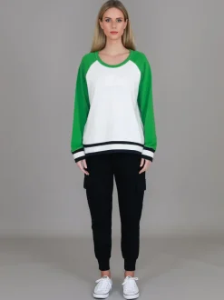 3rd Story Everly 3S Logo Raglan Crewneck Sweatshirt< Sweatshirts|Sweatshirts