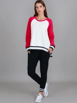 3rd Story Everly 3S Logo Raglan Crewneck Sweatshirt< Sweatshirts|Sweatshirts