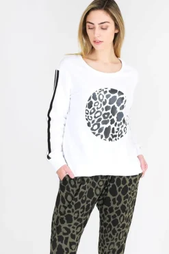 3rd Story Faith Leopard Circa Sweatshirt< Sweatshirts|Sweatshirts